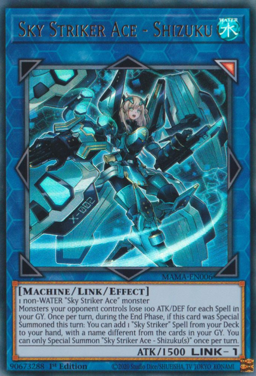 Sky Striker Ace - Shizuku [MAMA-EN006] Ultra Rare | Gear Gaming Bentonville