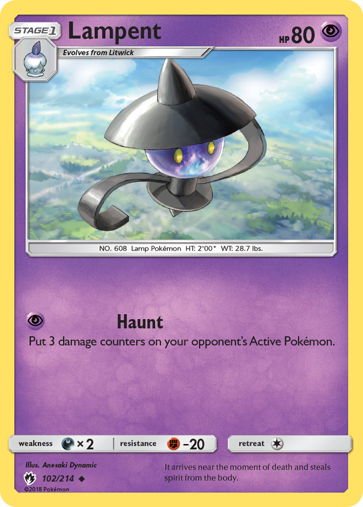 Lampent (102/214) [Sun & Moon: Lost Thunder] | Gear Gaming Bentonville