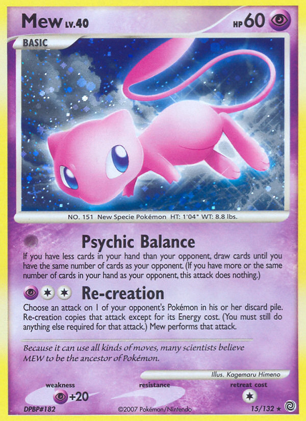 Mew (15/132) [Diamond & Pearl: Secret Wonders] | Gear Gaming Bentonville