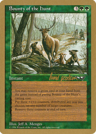 Bounty of the Hunt - 1997 Svend Geertsen (ALL) (SB) [World Championship Decks] | Gear Gaming Bentonville