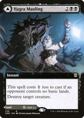 Hagra Mauling // Hagra Broodpit (Extended Art) [Zendikar Rising] | Gear Gaming Bentonville