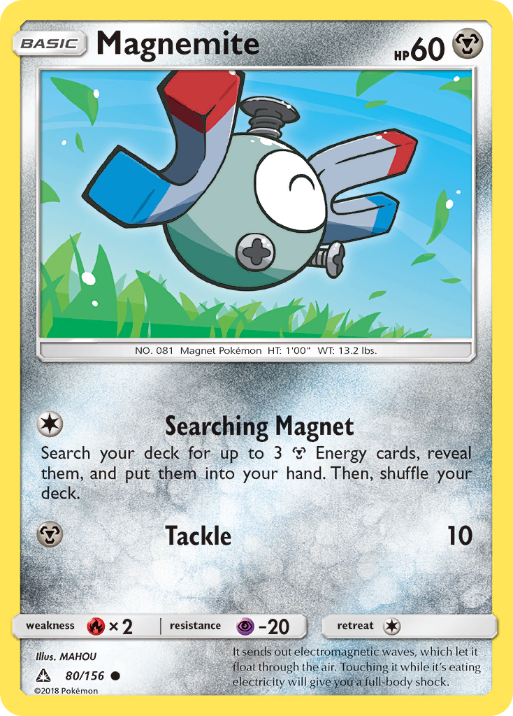 Magnemite (80/156) [Sun & Moon: Ultra Prism] | Gear Gaming Bentonville