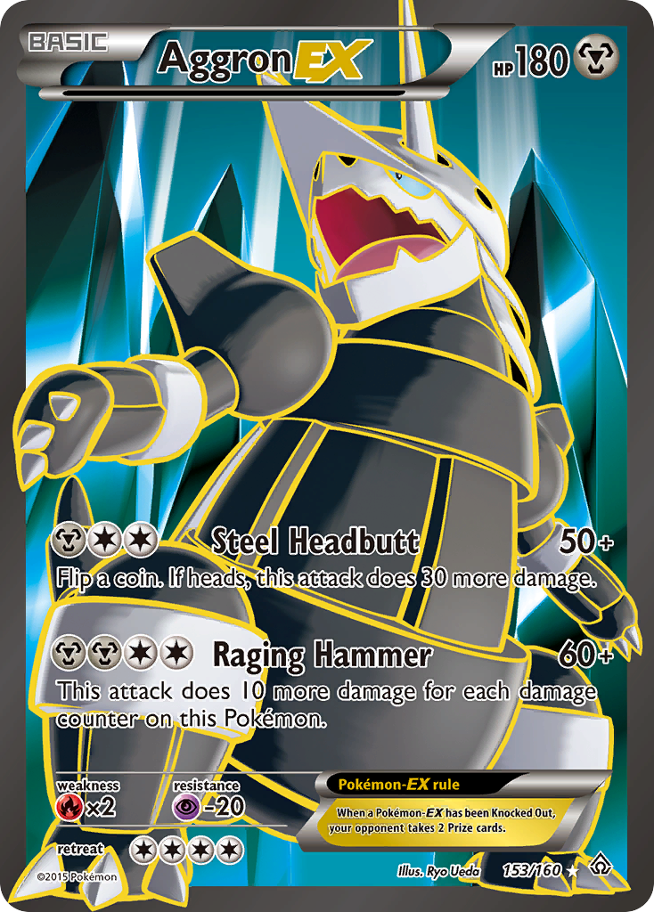 Aggron EX (153/160) [XY: Primal Clash] | Gear Gaming Bentonville