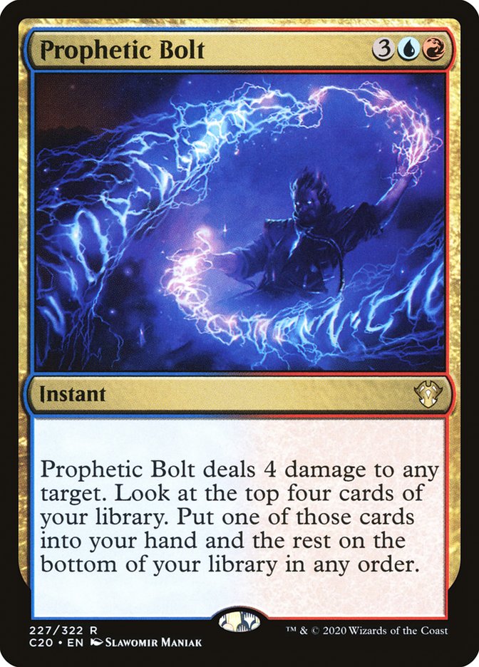 Prophetic Bolt [Commander 2020] | Gear Gaming Bentonville