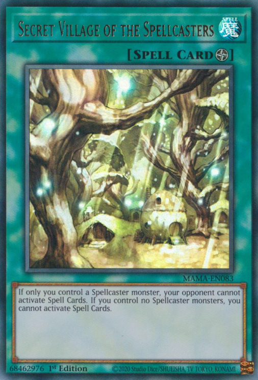 Secret Village of the Spellcasters [MAMA-EN083] Ultra Rare | Gear Gaming Bentonville