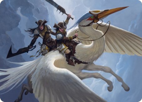 Gryffwing Cavalry Art Card [Innistrad: Crimson Vow Art Series] | Gear Gaming Bentonville