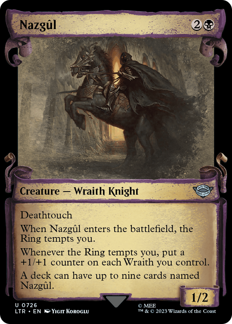 Nazgul (0726) [The Lord of the Rings: Tales of Middle-Earth Showcase Scrolls] | Gear Gaming Bentonville