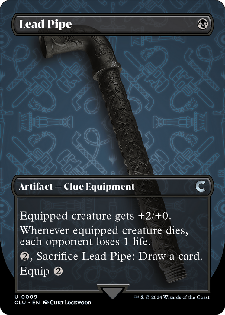 Lead Pipe (Borderless) [Ravnica: Clue Edition] | Gear Gaming Bentonville