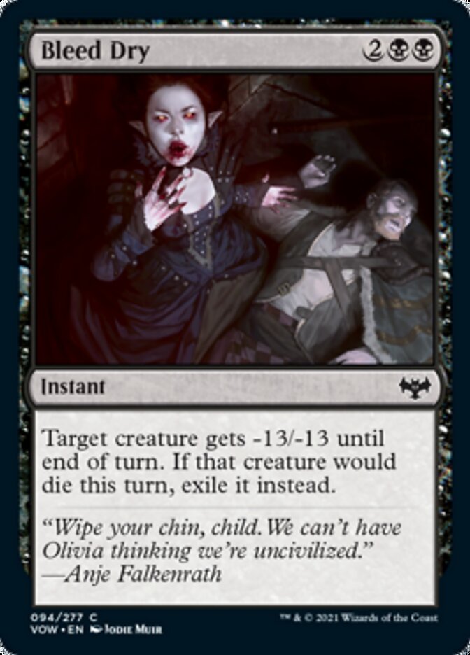 Bleed Dry [Innistrad: Crimson Vow] | Gear Gaming Bentonville