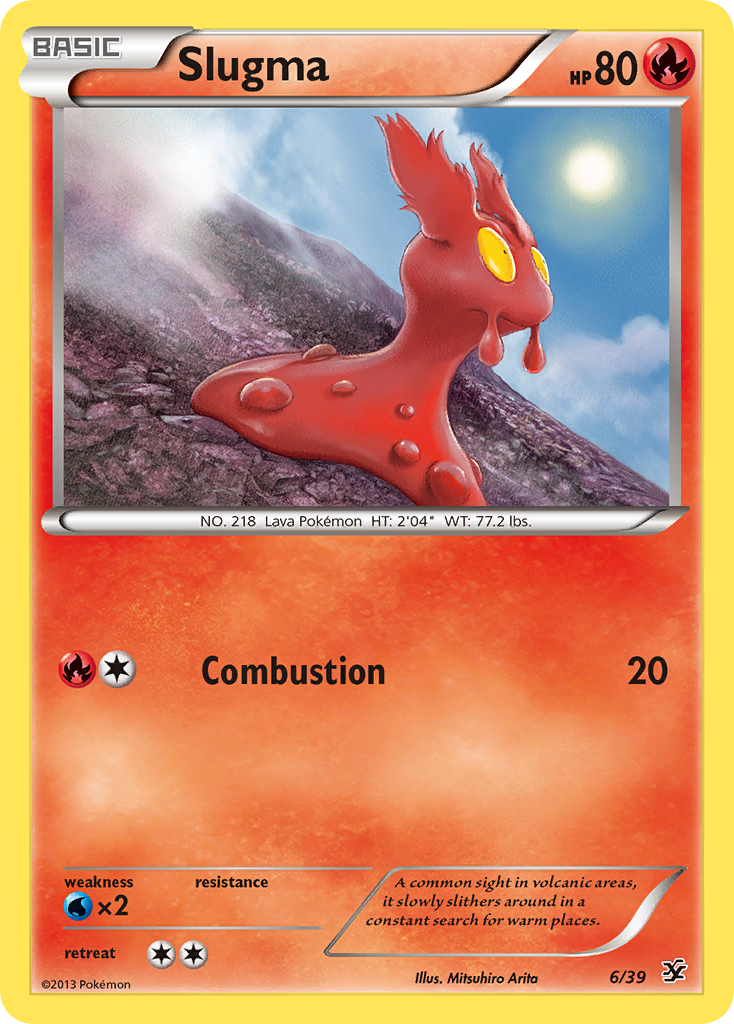 Slugma (6/39) [XY: Kalos Starter Set] | Gear Gaming Bentonville