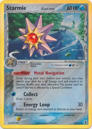 Starmie (15/113) (Delta Species) (Stamped) [EX: Delta Species] | Gear Gaming Bentonville