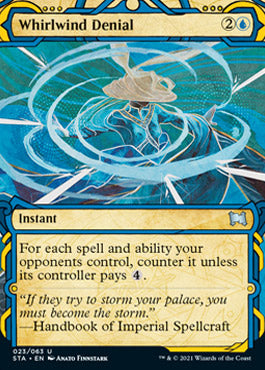 Whirlwind Denial  (Etched Foil) [Strixhaven Mystical Archive] | Gear Gaming Bentonville