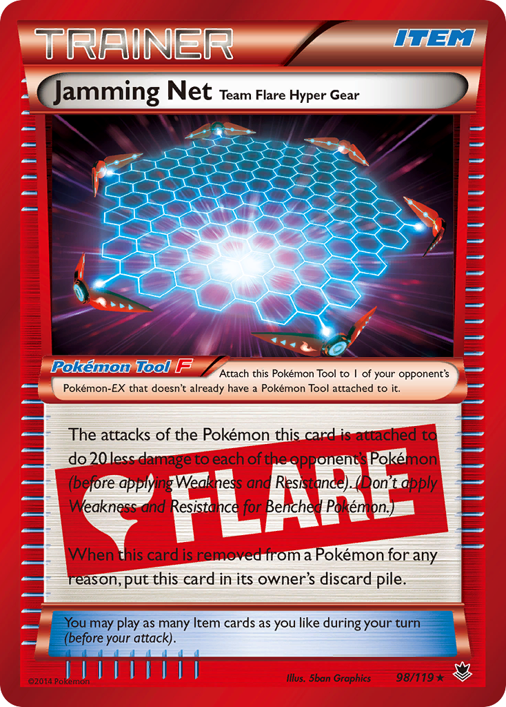 Jamming Net Team Flare Hyper Gear (98/119) [XY: Phantom Forces] | Gear Gaming Bentonville