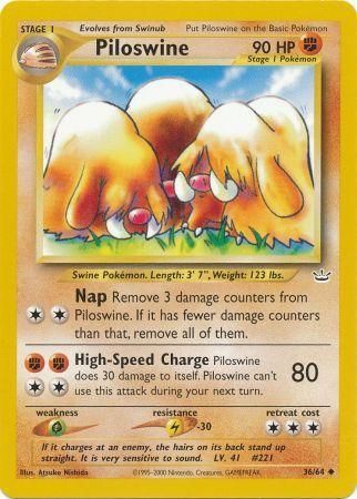 Piloswine (36/64) [Neo Revelation Unlimited] | Gear Gaming Bentonville