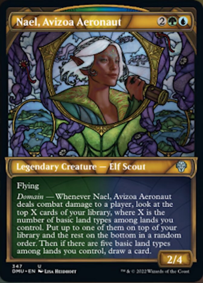 Nael, Avizoa Aeronaut (Showcase Textured) [Dominaria United] | Gear Gaming Bentonville