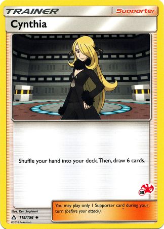 Cynthia (119/156) (Charizard Stamp #59) [Battle Academy 2020] | Gear Gaming Bentonville