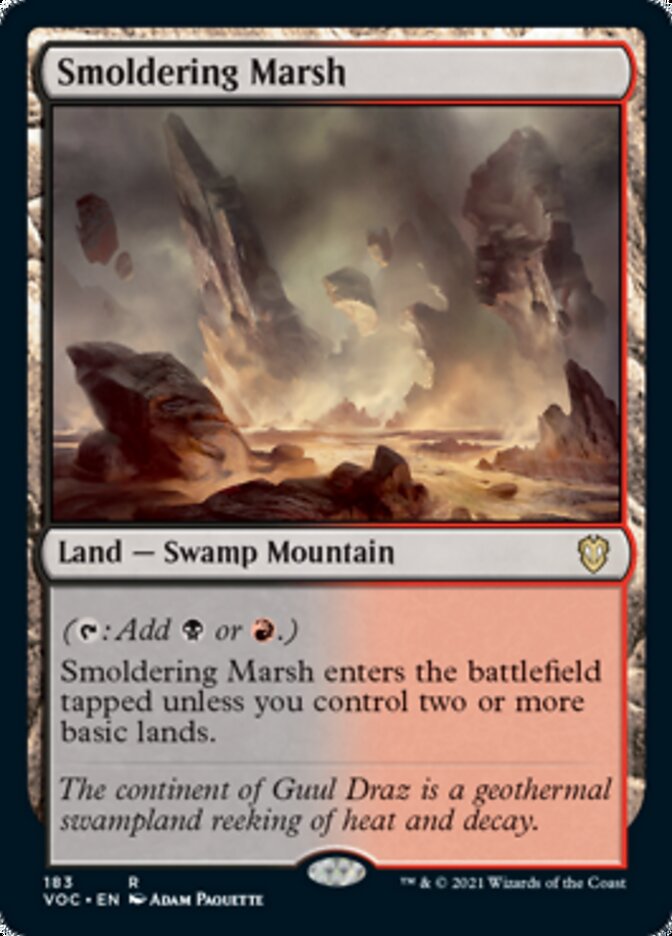 Smoldering Marsh [Innistrad: Crimson Vow Commander] | Gear Gaming Bentonville