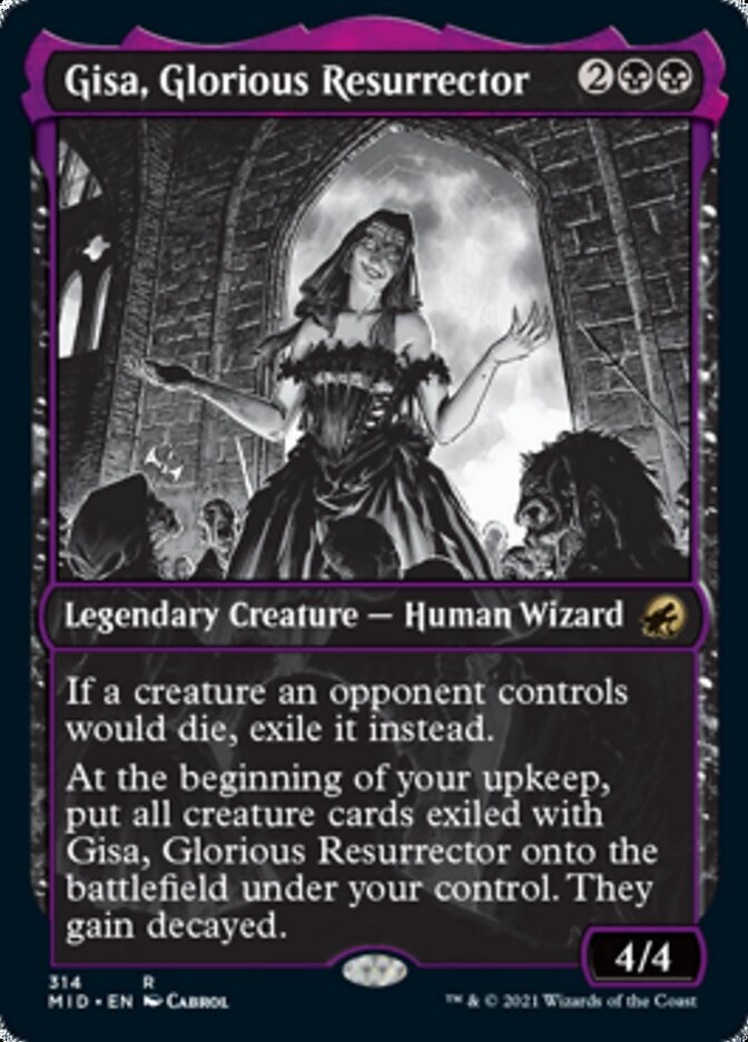 Gisa, Glorious Resurrector (Showcase Eternal Night) [Innistrad: Midnight Hunt] | Gear Gaming Bentonville