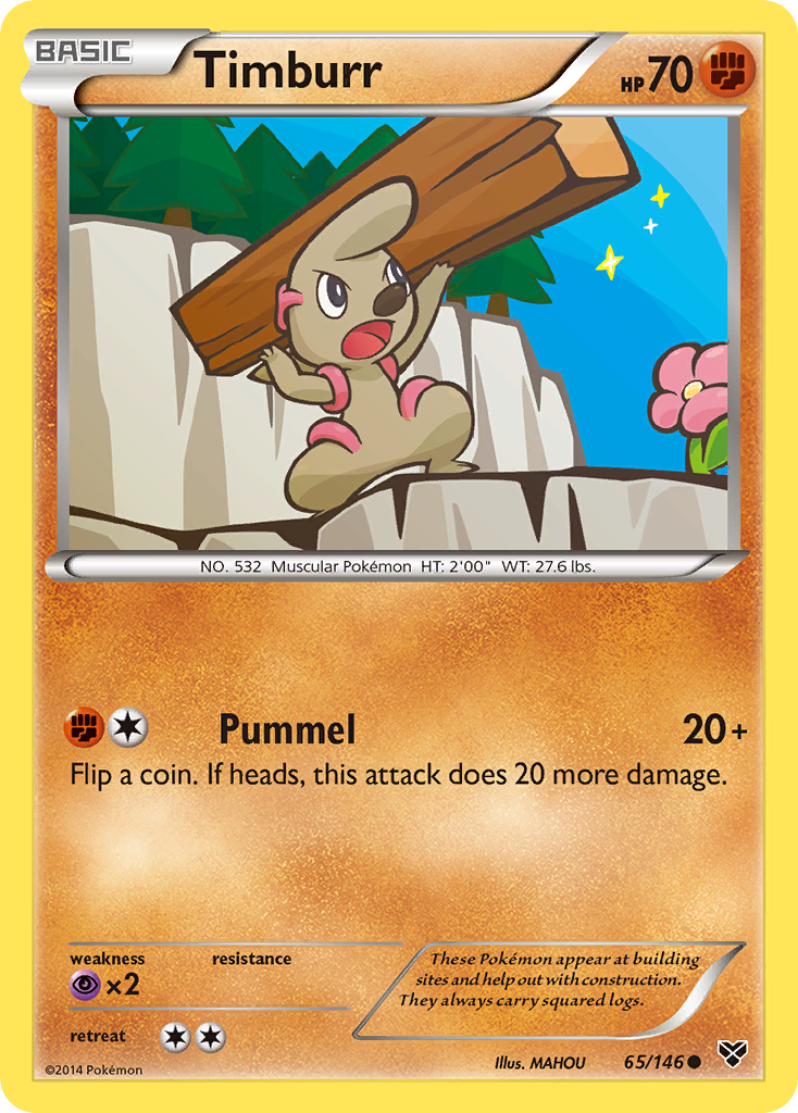 Timburr (65/146) [XY: Base Set] | Gear Gaming Bentonville