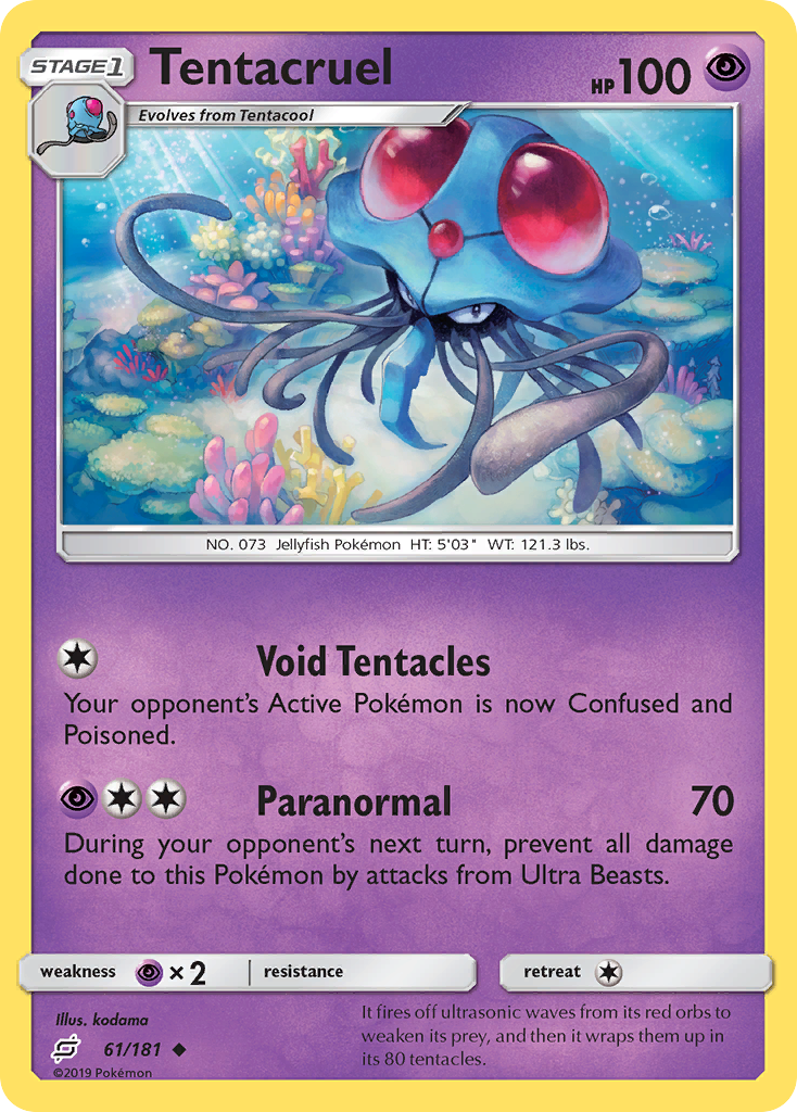 Tentacruel (61/181) [Sun & Moon: Team Up] | Gear Gaming Bentonville