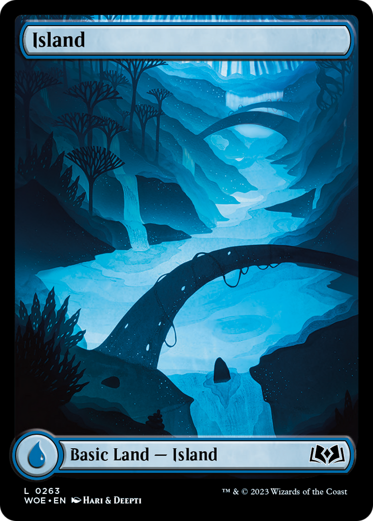 Island (263) (Full-Art) [Wilds of Eldraine] | Gear Gaming Bentonville