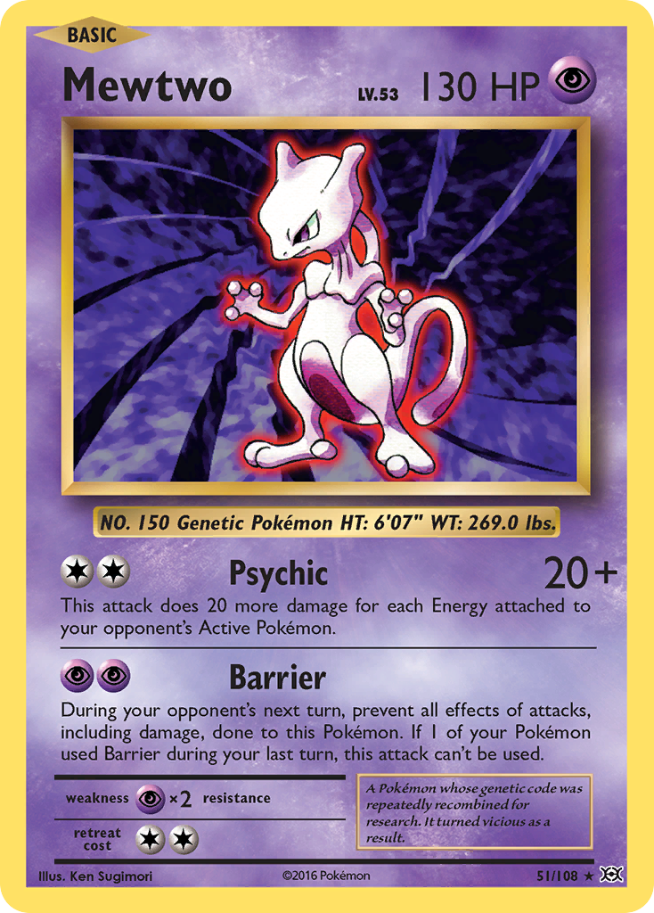 Mewtwo (51/108) [XY: Evolutions] | Gear Gaming Bentonville