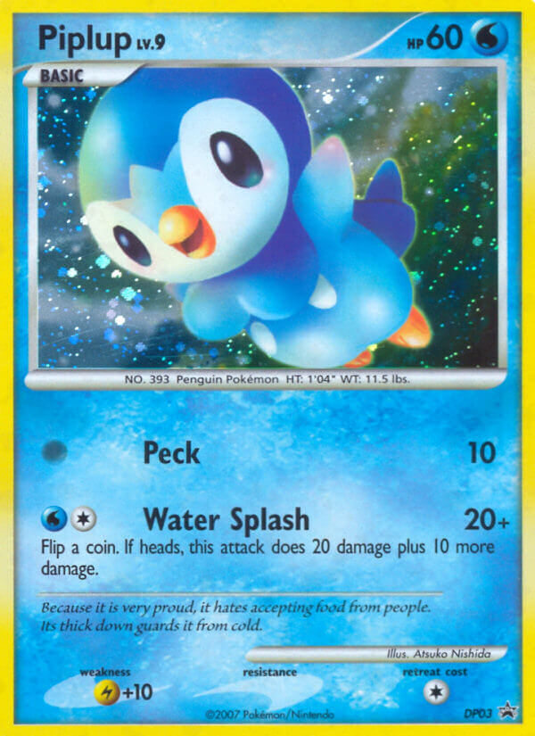 Piplup (DP03) [Diamond & Pearl: Black Star Promos] | Gear Gaming Bentonville