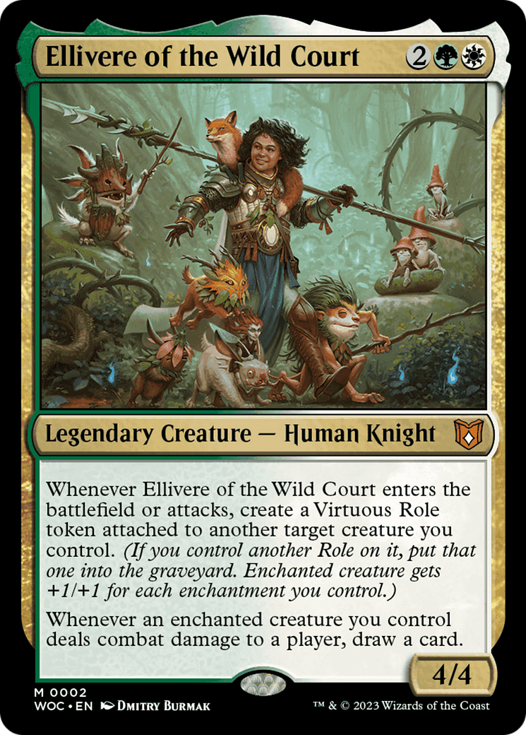 Ellivere of the Wild Court [Wilds of Eldraine Commander] | Gear Gaming Bentonville