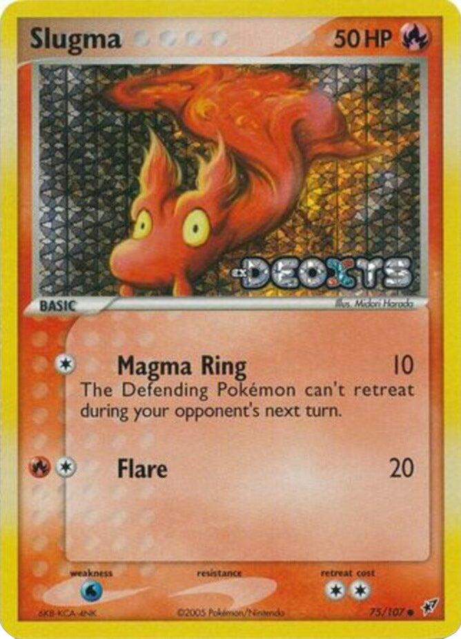 Slugma (75/107) (Stamped) [EX: Deoxys] | Gear Gaming Bentonville