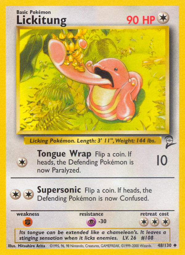 Lickitung (48/130) [Base Set 2] | Gear Gaming Bentonville