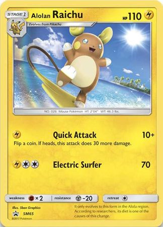 Alolan Raichu (SM65) (Jumbo Card) [Sun & Moon: Black Star Promos] | Gear Gaming Bentonville