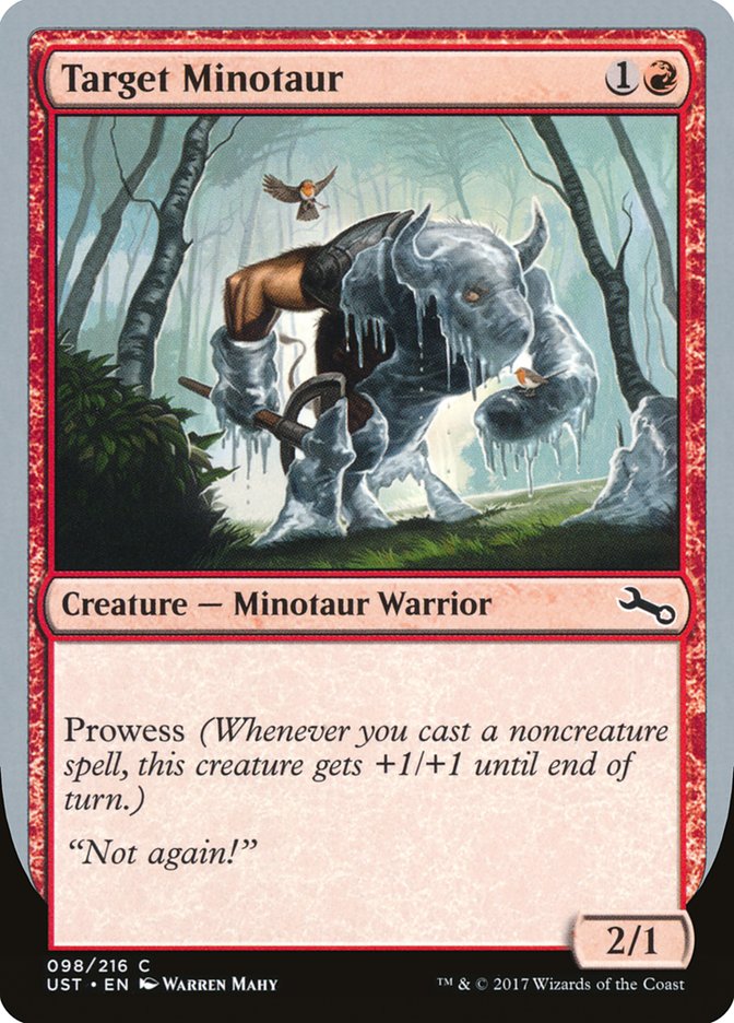 Target Minotaur (Ice Art) [Unstable] | Gear Gaming Bentonville