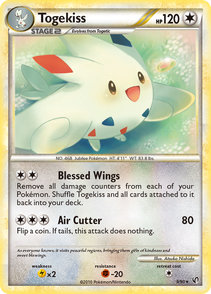 Togekiss (9/90) [HeartGold & SoulSilver: Undaunted] | Gear Gaming Bentonville