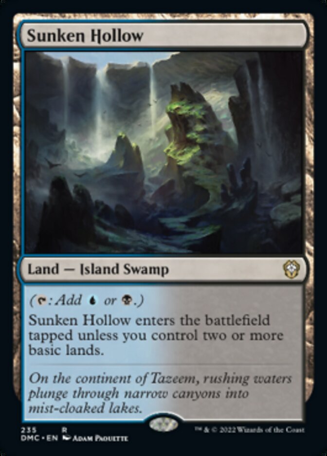 Sunken Hollow [Dominaria United Commander] | Gear Gaming Bentonville