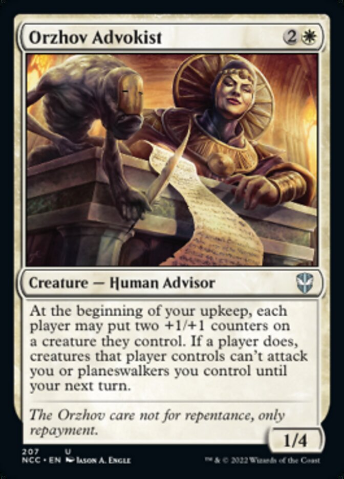 Orzhov Advokist [Streets of New Capenna Commander] | Gear Gaming Bentonville