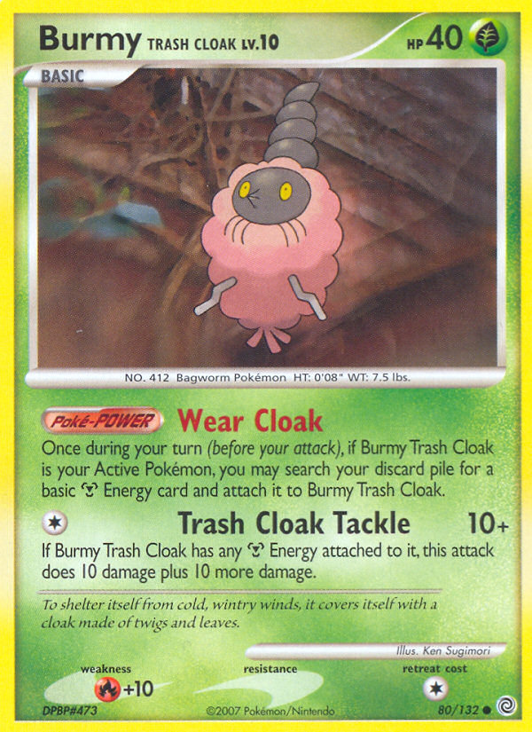 Burmy Trash Cloak (80/132) [Diamond & Pearl: Secret Wonders] | Gear Gaming Bentonville