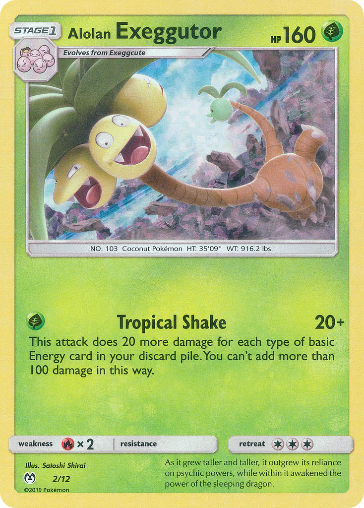 Alolan Exeggutor (2/12) [McDonald's Promos: 2019 Collection] | Gear Gaming Bentonville