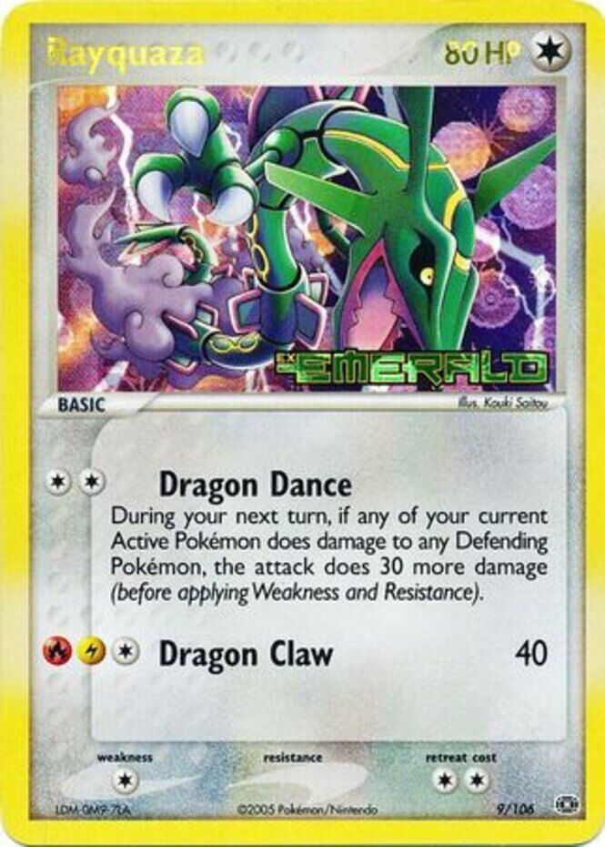 Rayquaza (9/106) (Stamped) [EX: Emerald] | Gear Gaming Bentonville