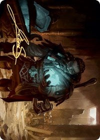 Vault Robber Art Card (Gold-Stamped Signature) [Kaldheim: Art Series] | Gear Gaming Bentonville