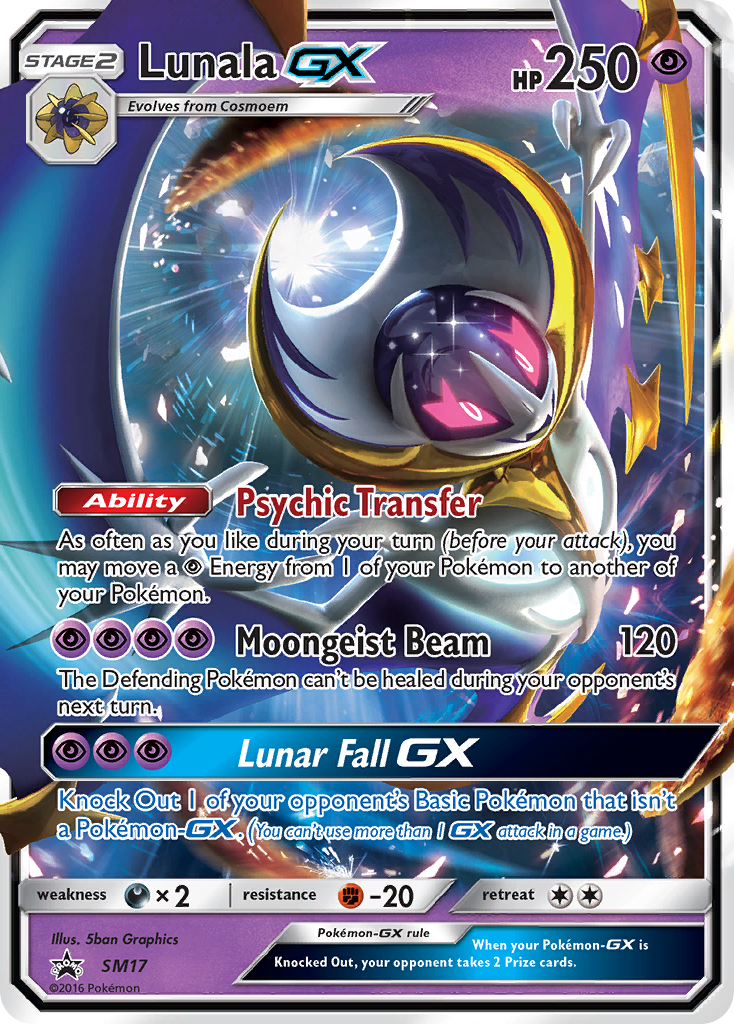 Lunala GX (SM17) [Sun & Moon: Black Star Promos] | Gear Gaming Bentonville