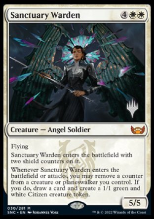 Sanctuary Warden (Promo Pack) [Streets of New Capenna Promos] | Gear Gaming Bentonville