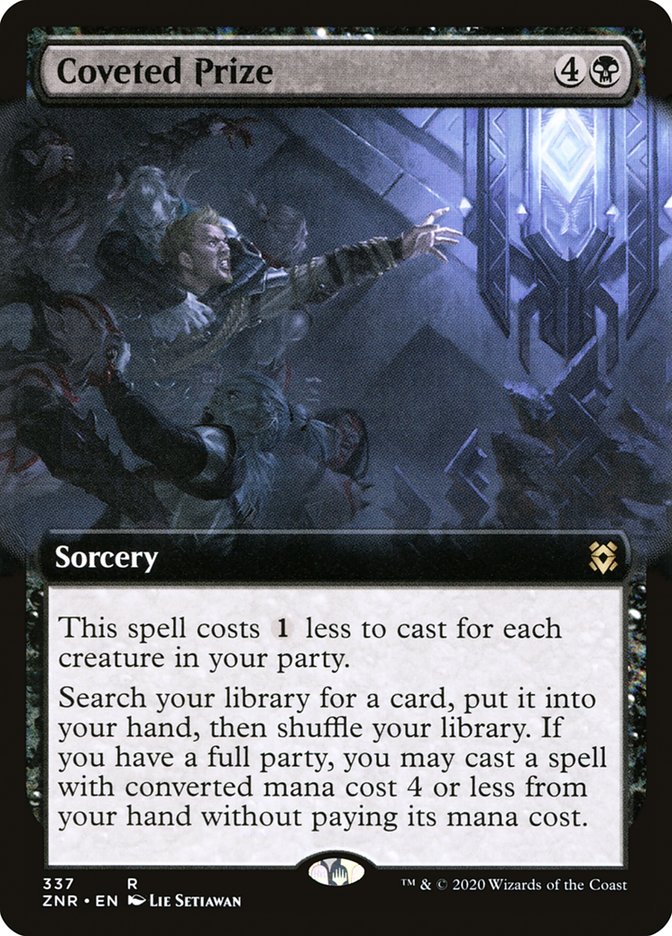 Coveted Prize (Extended Art) [Zendikar Rising] | Gear Gaming Bentonville