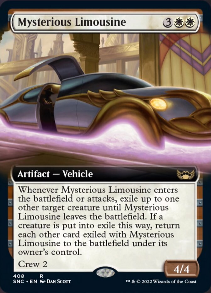 Mysterious Limousine (Extended Art) [Streets of New Capenna] | Gear Gaming Bentonville