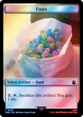 Alien Angel // Food (0057) Double-Sided Token (Surge Foil) [Doctor Who Tokens] | Gear Gaming Bentonville