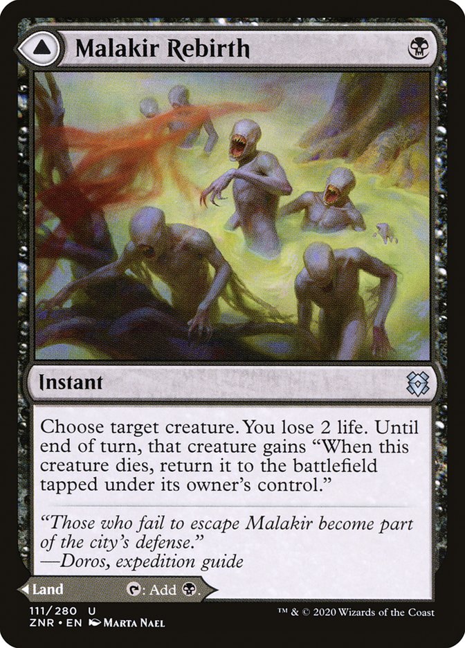 Malakir Rebirth // Malakir Mire [Zendikar Rising] | Gear Gaming Bentonville