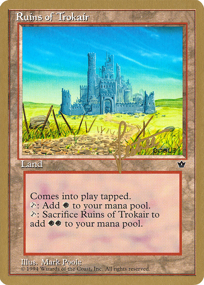 Ruins of Trokair (Bertrand Lestree) [Pro Tour Collector Set] | Gear Gaming Bentonville