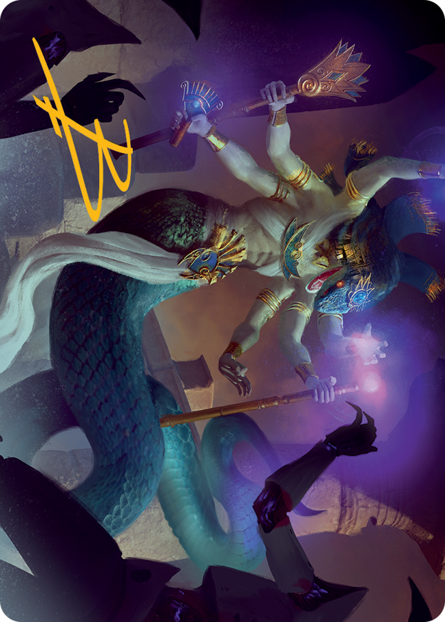 Imoti, Celebrant of Bounty Art Card (Gold-Stamped Signature) [March of the Machine Art Series] | Gear Gaming Bentonville