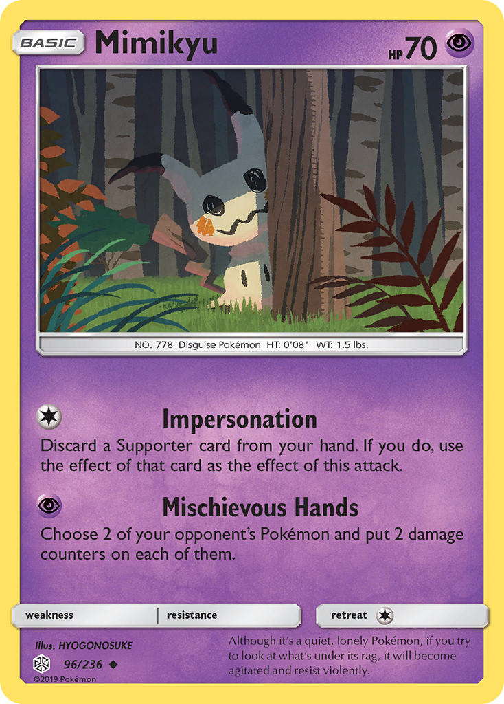 Mimikyu (96/236) [Sun & Moon: Cosmic Eclipse] | Gear Gaming Bentonville