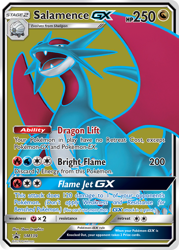 Salamence GX (SM139) [Sun & Moon: Black Star Promos] | Gear Gaming Bentonville