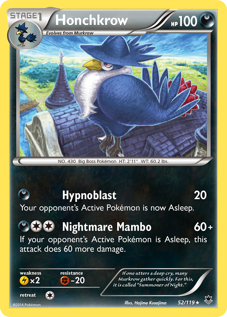 Honchkrow (52/119) [XY: Phantom Forces] | Gear Gaming Bentonville